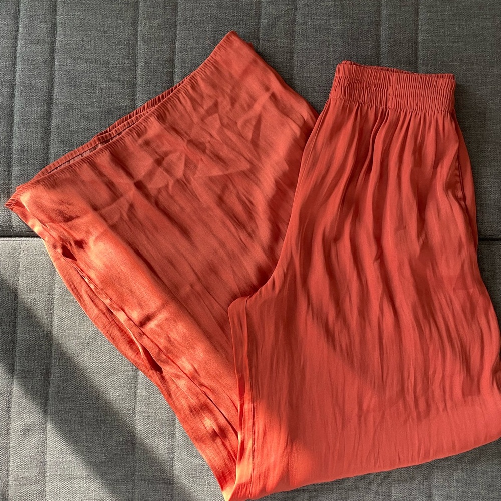 Zara wide leg pants - elastic